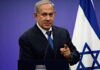 Netanyahu at podium