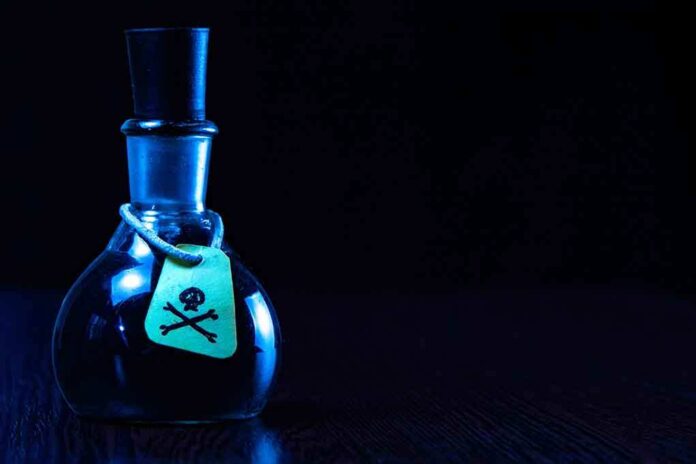 1946359798 featured image Dark bottle with skull-and-crossbones label on table