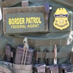 Border Patrol vest with gear and communication equipment