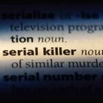 Dictionary definition of serial killer highlighted