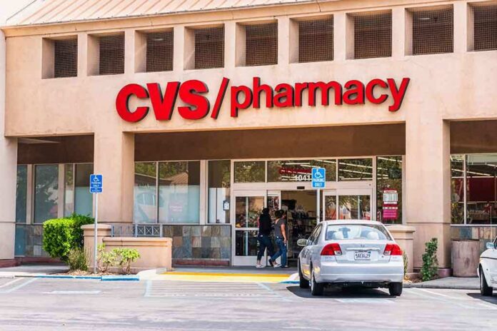 Exterior view of a CVS pharmacy with a parking lot