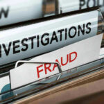 Files labeled Investigations and Fraud in folder.