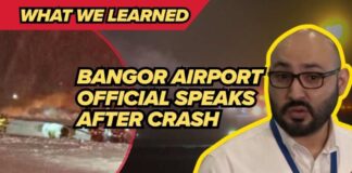 Bangor plane crash presser: Airport Director Jose Saavedra