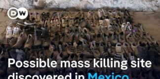 Mexicans searching for missing relatives uncover site of an