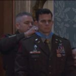 Historic Medal Award at State of the Union President Trump awards Medal of Honor to wounded officer