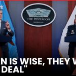 LIVE: US Defence Secretary Pete Hegseth, General Dan