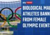 Transgender women athletes banned from female Olympic