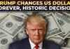 Trump rewrites history In a first since 1861, Dollar notes to