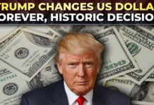 Trump rewrites history In a first since 1861, Dollar notes to