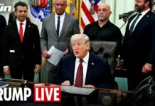 LIVE: US President Donald Trump signs an Executive Order