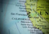 California Mayor’s Shocking China Connection Close-up of California map showing major cities.