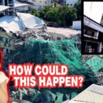 Construction Chaos: Hotel COLLAPSES, Sparks Outrage HIGH RISE BUILDING COLLAPSES in Angeles City, many people missing #accident
