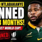 Springboks Star Asenathi Ntlabakanye BANNED For 18 Months! 😱 Out Of Rugby World Cup 2027?