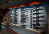 Gun Rush Erupts Before Virginia Ban Wall-mounted guns displayed in a store.