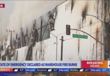 Solar Roof Turns Toxic Firestorm Structural integrity now more of a concern for crews fighting multi-day Boyle Heights warehouse fire