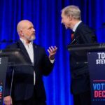 Poll Jolt: Governor Race Upended New poll shows Steyer edging Hilton in CA governor's race as battle for 2nd tightens