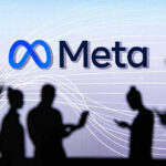 Addictive Design? Meta’s Day Of Reckoning People silhouetted against Meta logo background.