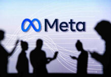 Addictive Design? Meta’s Day Of Reckoning People silhouetted against Meta logo background.
