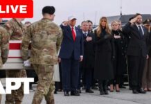 Commander-in-Chief Confronts the Cost of War LIVE | Trump Participates In Dignified Transfer Ceremony At Dover Air Force Base | APT