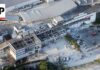 Rescuers search for survivors in destroyed Aeon mall in Japan after earthquake