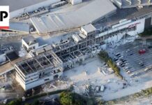 Rebuilt Mall SHATTERS — Safety Promises Exposed Rescuers search for survivors in destroyed Aeon mall in Japan after earthquake