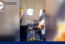 Engine Debris? Window Explodes Mid-Flight Man nearly sucked out of window on Ryanair flight