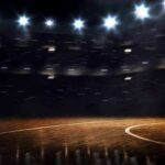 ESPN Bombshell Sparks Instant Sellout Basketball court under bright arena lights