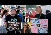 Street Showdown Erupts Outside Sold-Out Game Heated Protests Erupt Outside WNBA Game Over Transgender Athlete Eligibility Controversy