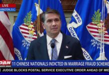 DOJ Unmasks 1,000 Fake Marriages LIVE: AG ANNOUNCES INDICTMENT OF CHINESE NATIONALS IN MARRIAGE FRAUD SCHEME