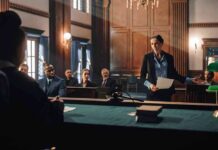 Judge SLAMS Ghislaine Maxwell Bid — Case Stays Shut Attorney addressing a judge in a courtroom