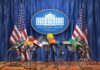 Press Pass Purge Sparks First Amendment Fight Press microphones at a White House briefing podium