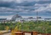 Shock Move: EPA Guts Plant Limits Nuclear power plant complex with domed sarcophagus and tall smokestack