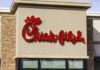 Chick-fil-A restaurant exterior with red logo